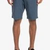 Quiksilver SHERINGA - Short - Insignia Blue Poplin Pinstripe