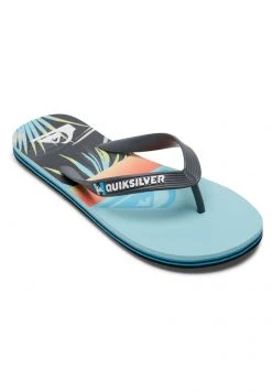 Quiksilver MOLOKAI - AQBL100558 - Tongs - Blue -Quiksilver Soldes Magasin 02c58a8f18d94bfd9817166ee8187796