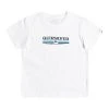 Quiksilver LINED UP - T-shirt Imprimé - White