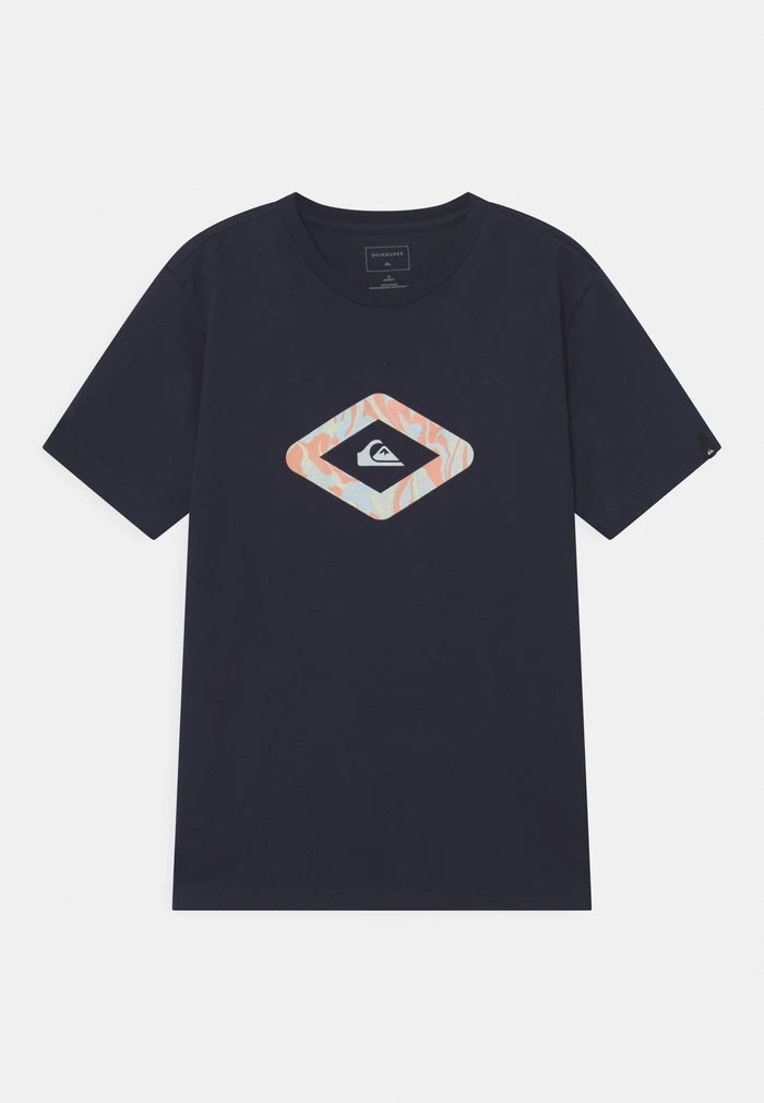 Quiksilver LET IT RIDE SS YTH - T-shirt Imprimé - Navy Blazer 1 Quiksilver LET IT RIDE SS YTH - T-shirt Imprimé - Navy Blazer