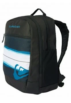 Quiksilver SCHOOLIE - Sac à Dos - Black/blue -Quiksilver Soldes Magasin 11128b25ce914d50bfac67aa6108fce3
