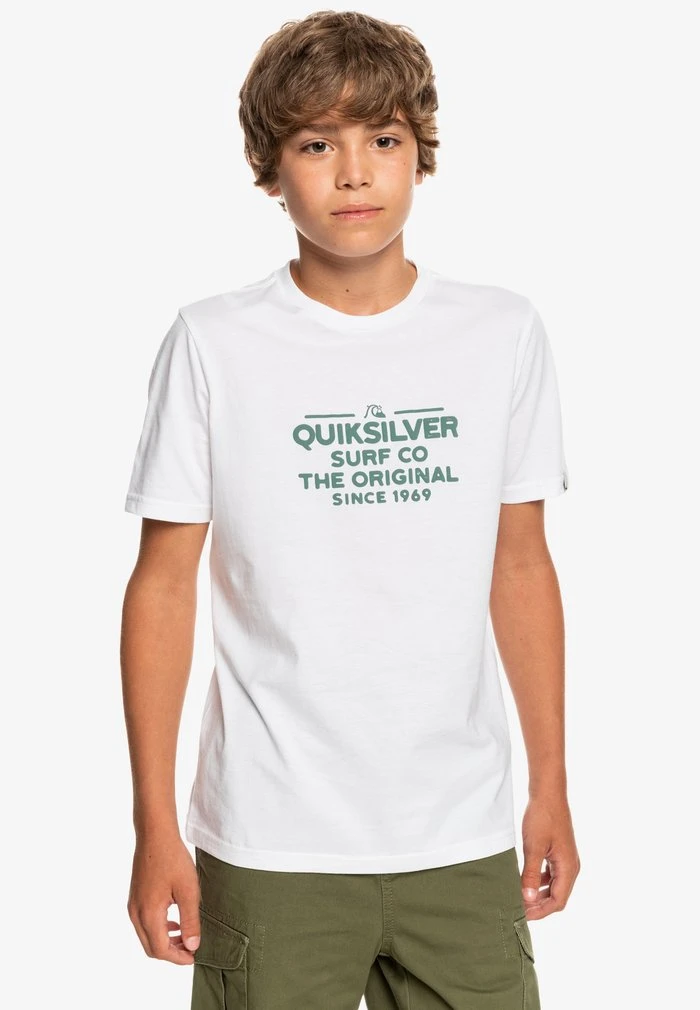 Quiksilver FEEDING LINE - T-shirt Imprimé - White 2 Quiksilver FEEDING LINE - T-shirt Imprimé - White – Image 2