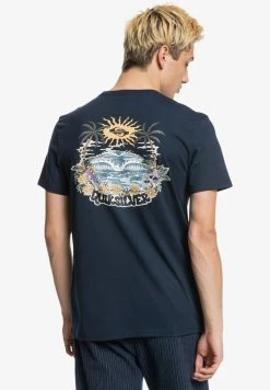Quiksilver HYPNOTIC BLISS - T-shirt Imprimé - Navy Blazer -Quiksilver Soldes Magasin 1fd46a7939924c668af2bf4fa0104c42
