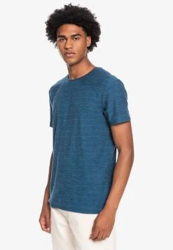 Quiksilver KENTIN MANCHES COURTES POUR EQYKT - T-shirt Imprimé - Insignia Blue Kentin -Quiksilver Soldes Magasin 28677d13cc4948b9834557787320c3aa