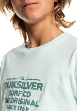 Quiksilver FEEDING LINE - T-shirt Imprimé - Blue Glass -Quiksilver Soldes Magasin 2bfa7aedccd94cd1865f3db376e20940