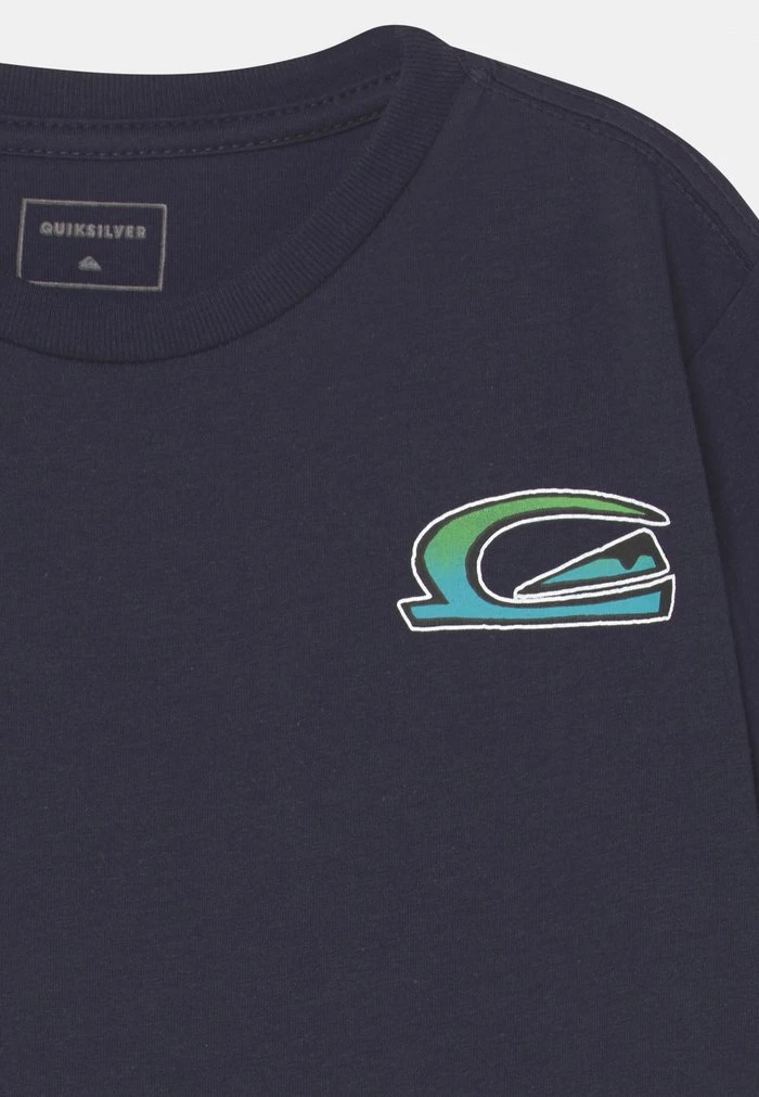 Quiksilver STACKED - T-shirt à Manches Longues - Navy Blazer 3 Quiksilver STACKED - T-shirt à Manches Longues - Navy Blazer – Image 3