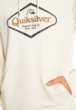 Quiksilver STIR IT UP - Sweat à Capuche - Antique White -Quiksilver Soldes Magasin 3e6a2b368a9743ae990257600c321546