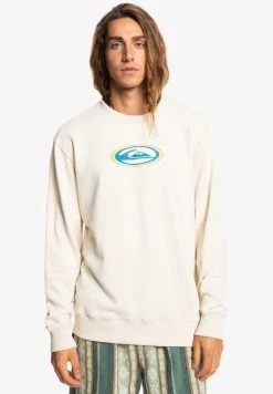 Quiksilver TEMPER - Sweatshirt - Antique White