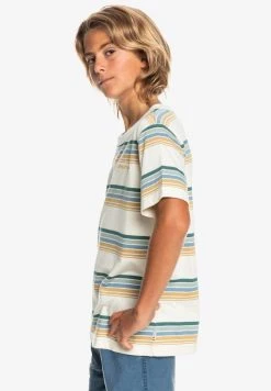 Quiksilver COREKY - T-shirt Imprimé - Antique White Coreky -Quiksilver Soldes Magasin 4f383d9230c74da3a6fa24fab7546965