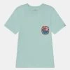 Quiksilver ANOTHER STORY - T-shirt Imprimé - Blue Glass