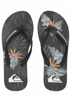 Quiksilver MOLOKAI EVERYDAY PARADISE - Tongs - Black/grey/black
