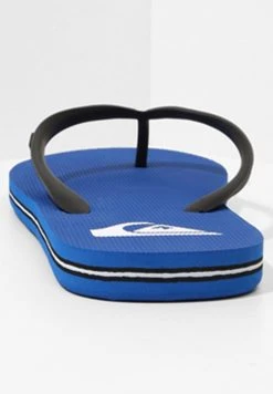 Quiksilver MOLOKAI - Tongs - Black/blue -Quiksilver Soldes Magasin 58bccb825f1b411fae48976b01617ac7