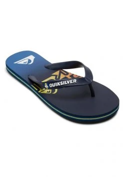 Quiksilver MOLOKAI - AQBL100558 - Tongs - Blue -Quiksilver Soldes Magasin 5947e7bfe99d48288636a4e917794202