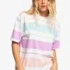 Quiksilver COLOURFUL PLACE - T-shirt Imprimé - Orchid Flow Colorful Place