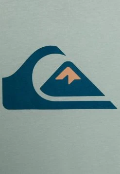 Quiksilver COMP LOGO - T-shirt Imprimé - Blue Glass -Quiksilver Soldes Magasin 5ec259cc063a4edfb37283ca1c23f694