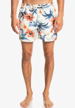 Quiksilver EVERYDAY GARDEN PATH VOLLEY - Short De Bain - Antique White