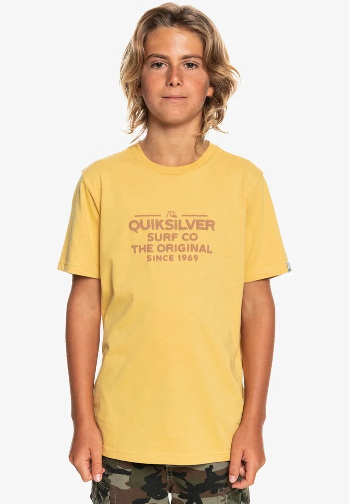 Quiksilver FEEDING LINE - T-shirt Imprimé - Rattan 2 Quiksilver FEEDING LINE - T-shirt Imprimé - Rattan – Image 2