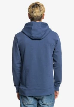 Quiksilver Sweat à Capuche - Blue Indigo -Quiksilver Soldes Magasin 6ac5f4084d6b458c8569b171c13866f7