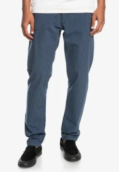 Quiksilver Chino - Insignia Blue Poplin Pinstripe