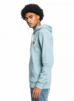 Quiksilver Sweat à Capuche - Citadel Blue -Quiksilver Soldes Magasin 70cdf324bd5d4f37801e941ad7b74104