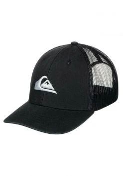 Promos Quiksilver Magasin 39 Quiksilver CAMO GROUNDER HDWR GRA0 - Casquette - Black