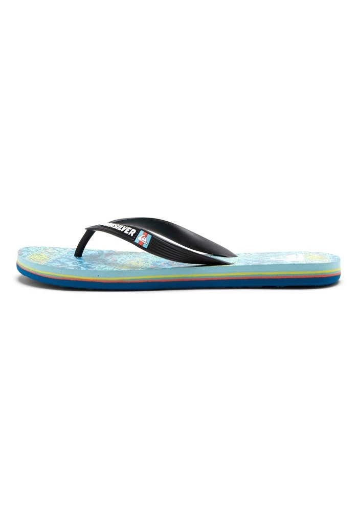 Quiksilver MOLOKAI ART - Tongs - Blue 1 Quiksilver MOLOKAI ART - Tongs - Blue