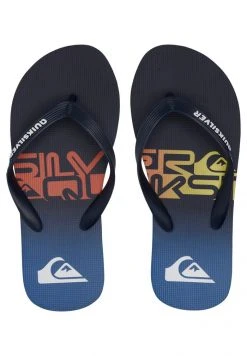Quiksilver MOLOKAI - AQBL100558 - Tongs - Blue -Quiksilver Soldes Magasin 7a127e5e0a3c4039812f0f9662d5e263