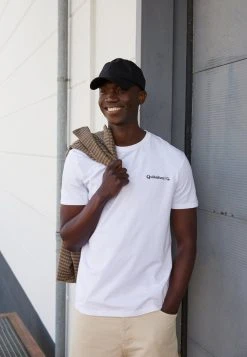 Quiksilver RESIN TINT - T-shirt Imprimé - White