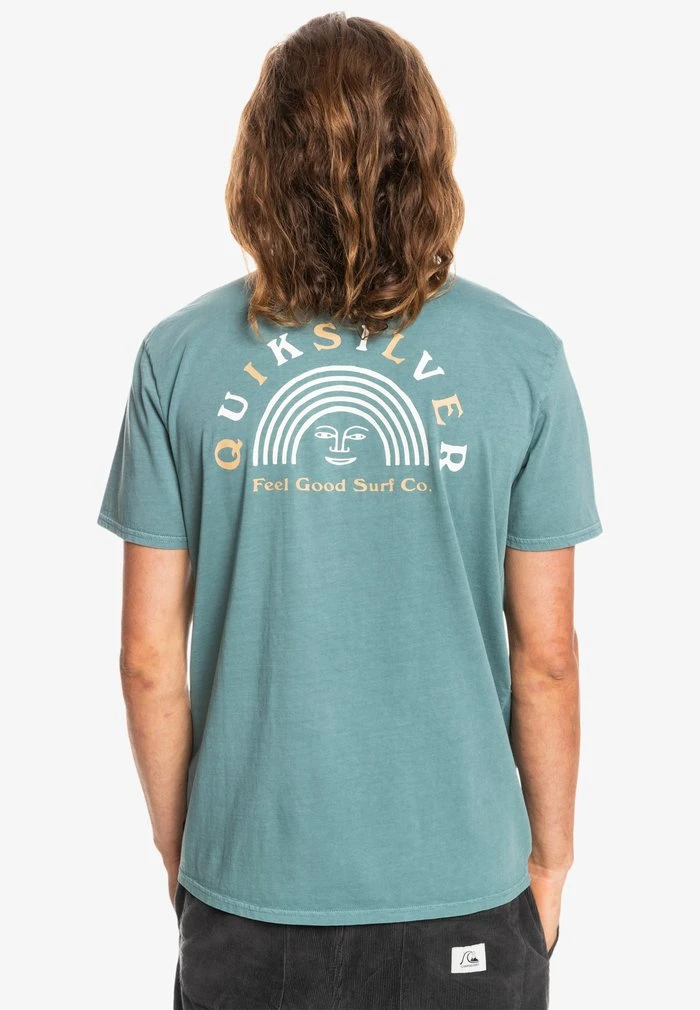 Quiksilver RAINBOW VALLEY - T-shirt Imprimé - Sea Pine 2 Quiksilver RAINBOW VALLEY - T-shirt Imprimé - Sea Pine â Image 2