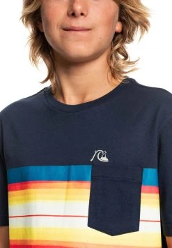 Quiksilver T-shirt Imprimé - Navy Blazer -Quiksilver Soldes Magasin 8090558a038b4ff4bac2c99207fe1c86