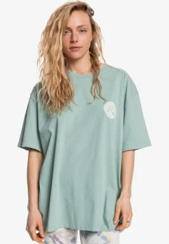 Quiksilver T-shirt Imprimé - Green Milieu