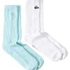 Quiksilver 2ER- PACK - Chaussettes - Light Blue