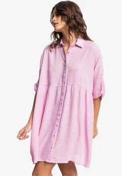 Quiksilver SUNSCAPE SHORT SLEEVE - Robe Chemise - Orchid Flower