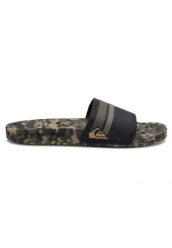 Quiksilver RIVI SLIDE - Sandales De Bain - Green