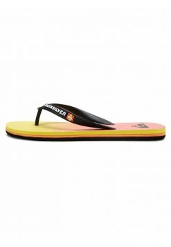 Promos Quiksilver Magasin 35 Quiksilver CHANCLAS - Tongs - Black/black/orange