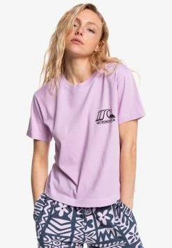 Quiksilver MANCHES COURTES - T-shirt Imprimé - Orchid Flower