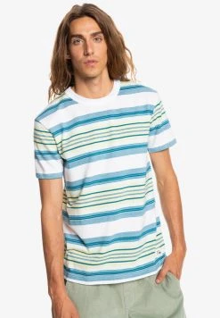 Quiksilver TRANSAT - T-shirt Imprimé - White