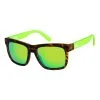 Quiksilver BALKY - Lunettes De Soleil - Matte Tortoise/ml Green