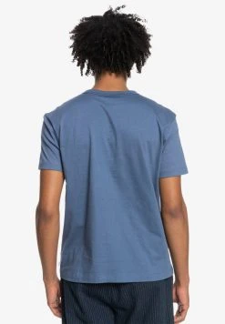 Quiksilver ESSENTIALS - T-shirt Basique - Blue Indigo -Quiksilver Soldes Magasin bba21404dc2c49afbf8da25405ac89bb