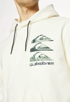 Quiksilver TRIPLE STACKS - Sweat à Capuche - Antique White -Quiksilver Soldes Magasin bcc7bde707c34152aa4ad902f8f8bd77