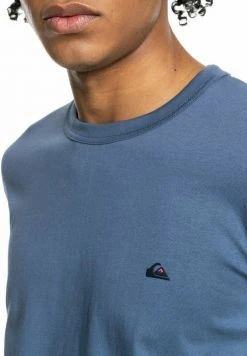 Quiksilver ESSENTIALS - T-shirt Basique - Blue Indigo -Quiksilver Soldes Magasin c076b32b5e88422ebdaef596a252ca14