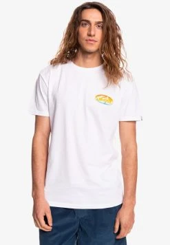 Quiksilver T-shirt Imprimé - White