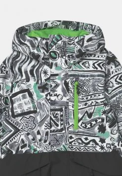 Quiksilver MISSION PRINTED BLOCK YOUTH UNISEX - Veste De Snowboard - Black/white -Quiksilver Soldes Magasin c24ac0dd6dd34e5ea123f84b88ae4591