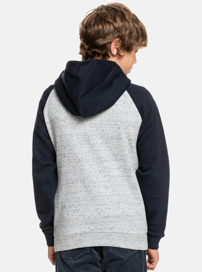 Quiksilver EASY DAY ZIP YOUTH - Sweat à Capuche Zippé - Light Grey Heather 3 Quiksilver EASY DAY ZIP YOUTH - Sweat à Capuche Zippé - Light Grey Heather – Image 3