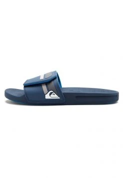 Quiksilver RIVI SLIDE ADJUST - Sandales De Bain - Blue/grey/blue