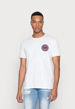 Quiksilver CIRCLE GAME - T-shirt Imprimé - White