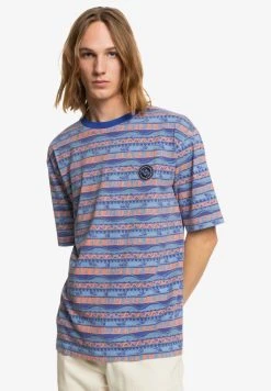 Quiksilver T-shirt Imprimé - Wedgewood Greenmind