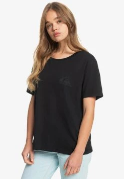 Quiksilver STANDARD - T-shirt Imprimé - Black