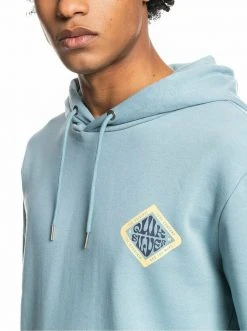 Quiksilver Sweat à Capuche - Citadel Blue -Quiksilver Soldes Magasin d6aacf5b0cb34d57aa255bcd6d656f73