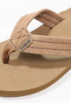 Quiksilver CARVER - Tongs - Brown -Quiksilver Soldes Magasin d89be843422149ebb5445304b6c91d95